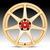 Motegi Racing MR154 Battle Gold Custom Wheels 4